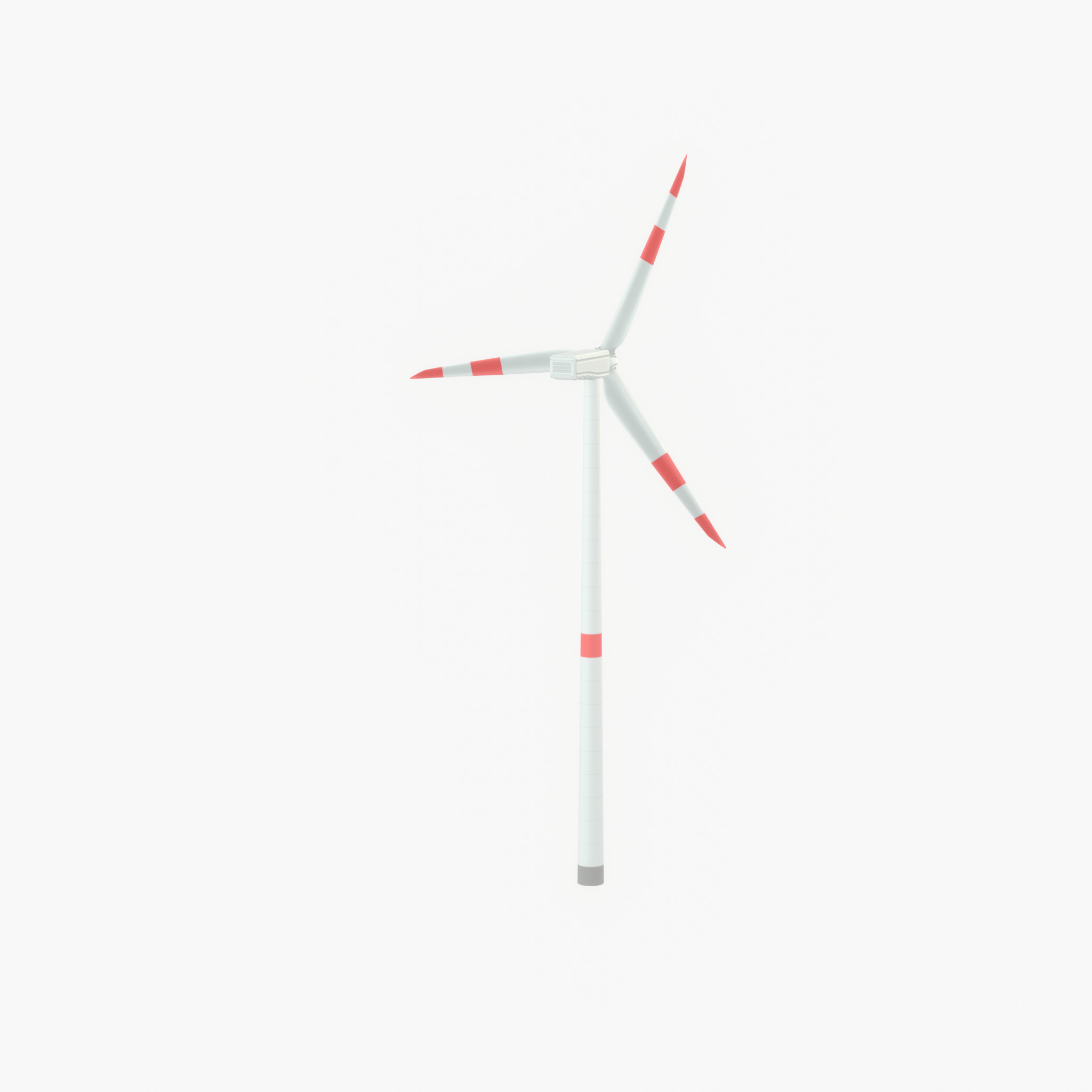Wind turbine N1 H-150 RD 148 m Low-poly 3D model_39