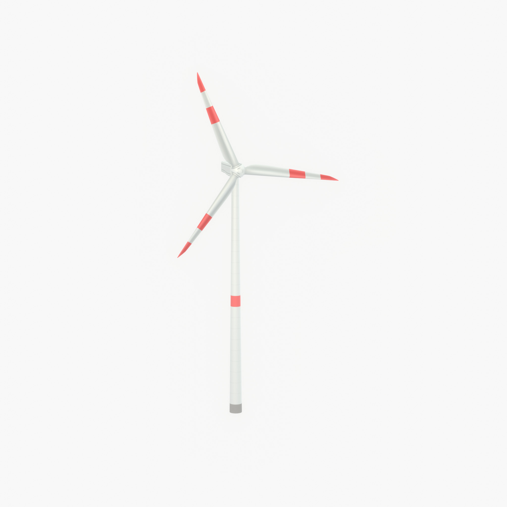 Wind turbine N1 H-150 RD 148 m Low-poly 3D model_27