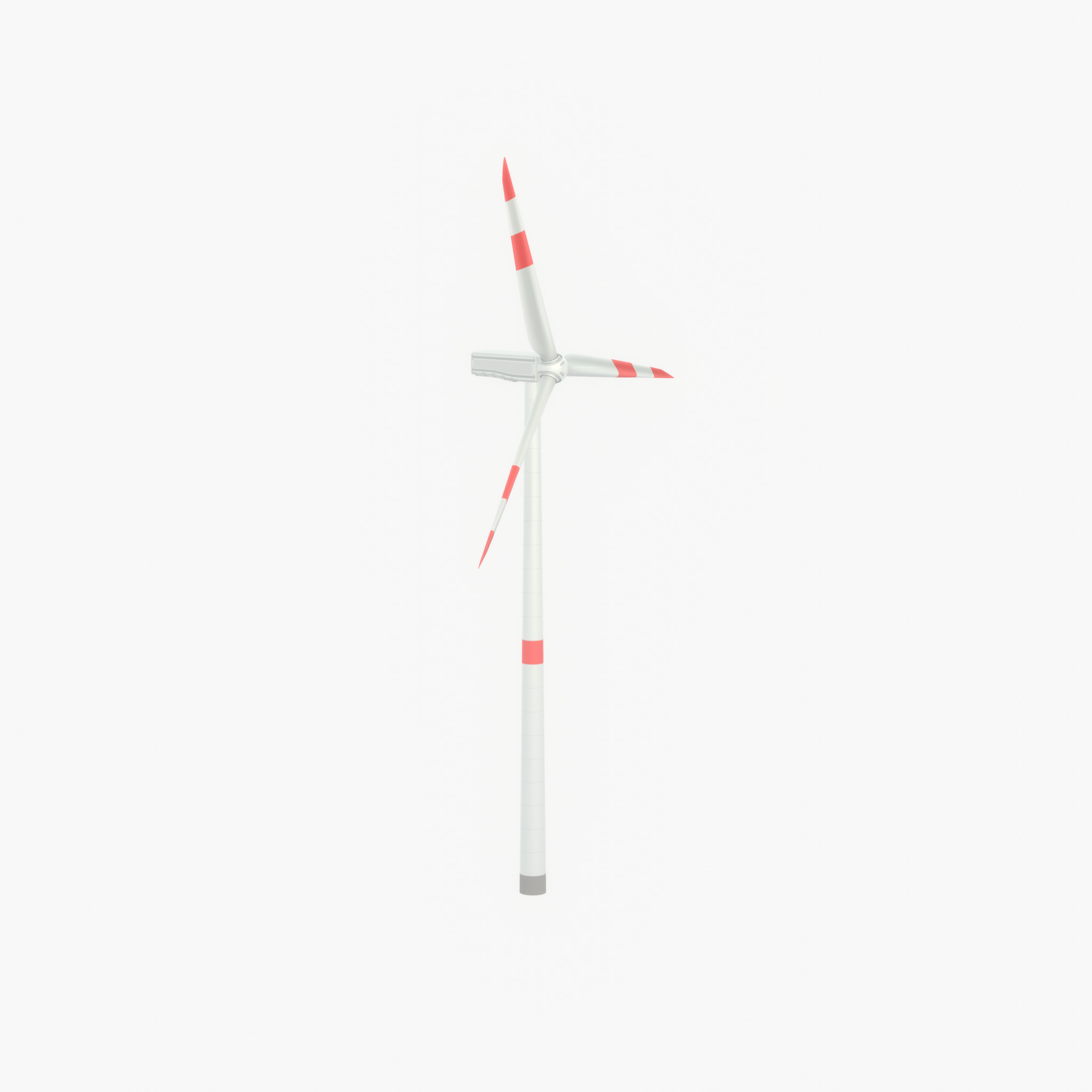 Wind turbine N1 H-150 RD 148 m Low-poly 3D model_54