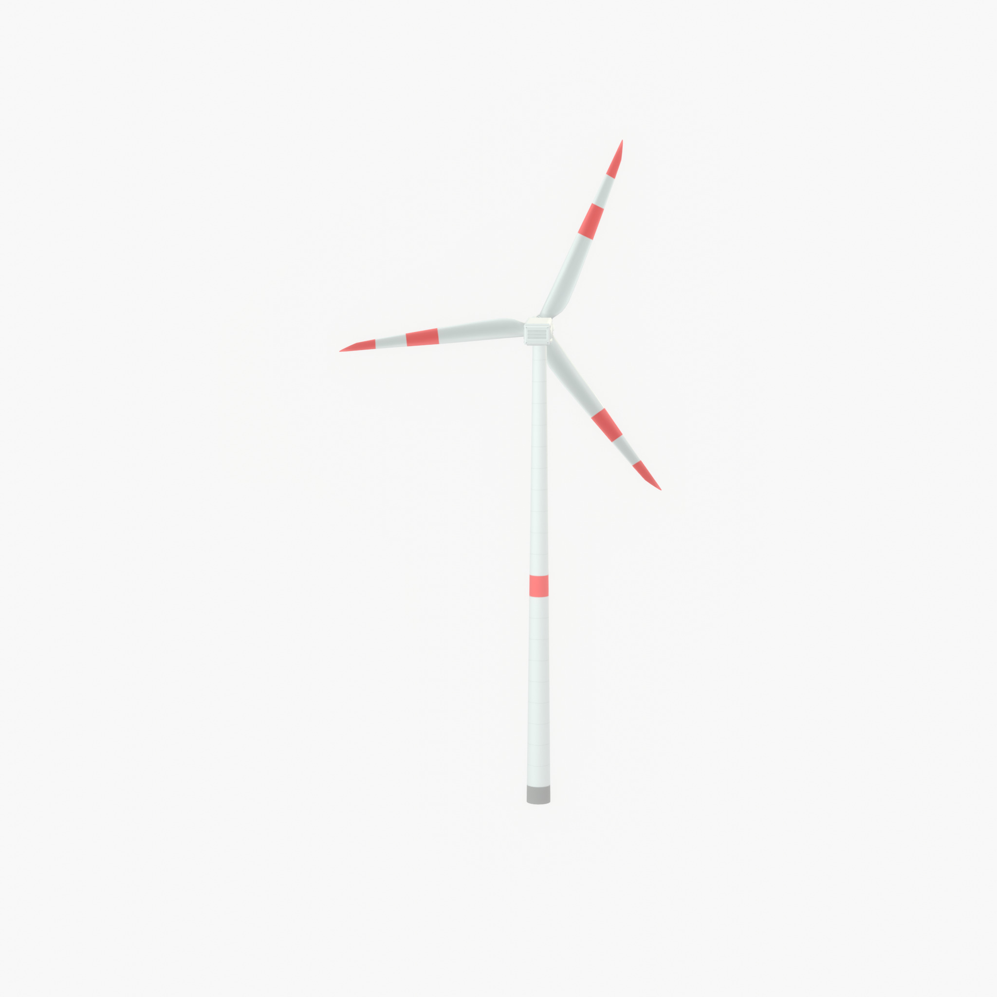 Wind turbine N1 H-150 RD 148 m Low-poly 3D model_24