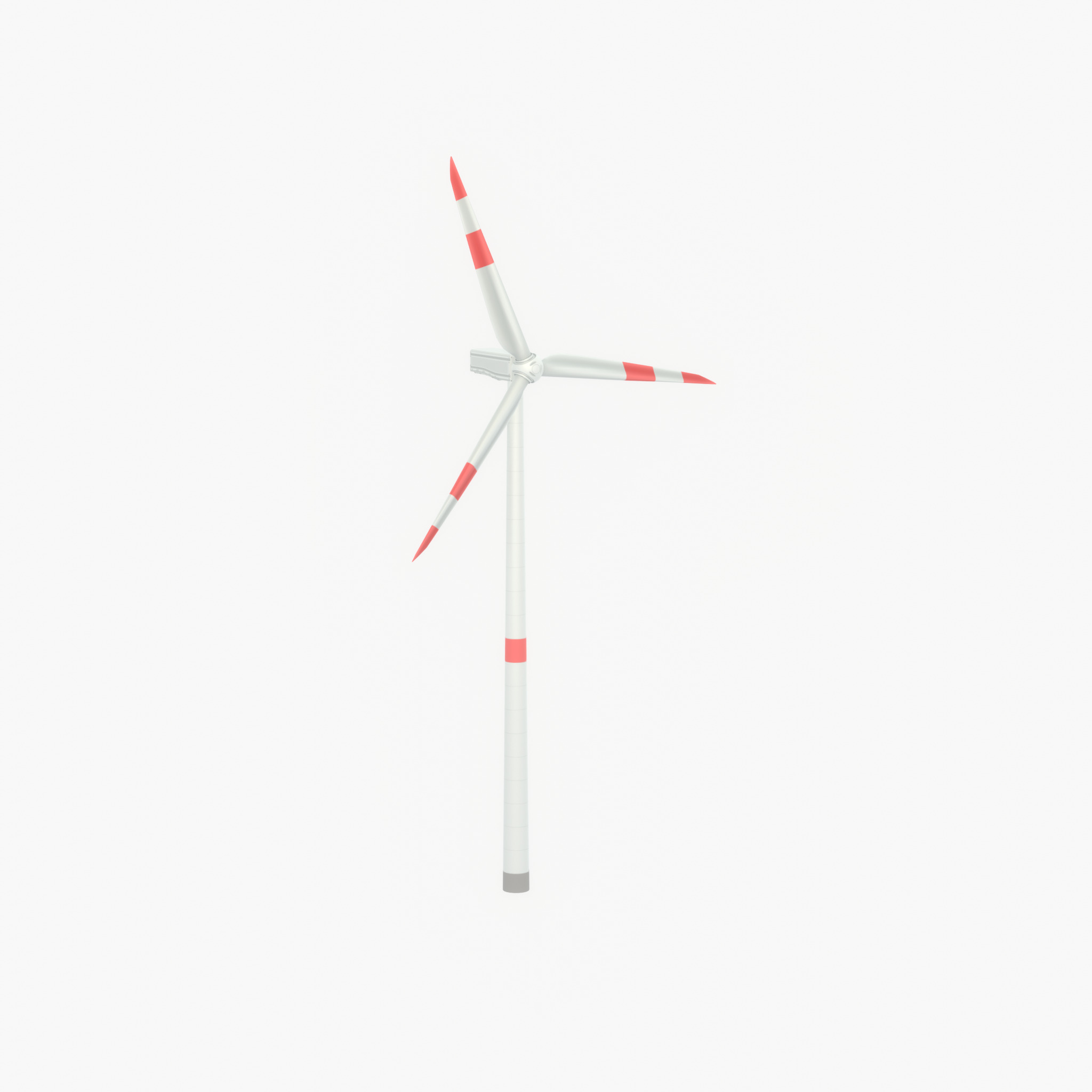 Wind turbine N1 H-150 RD 148 m Low-poly 3D model_32