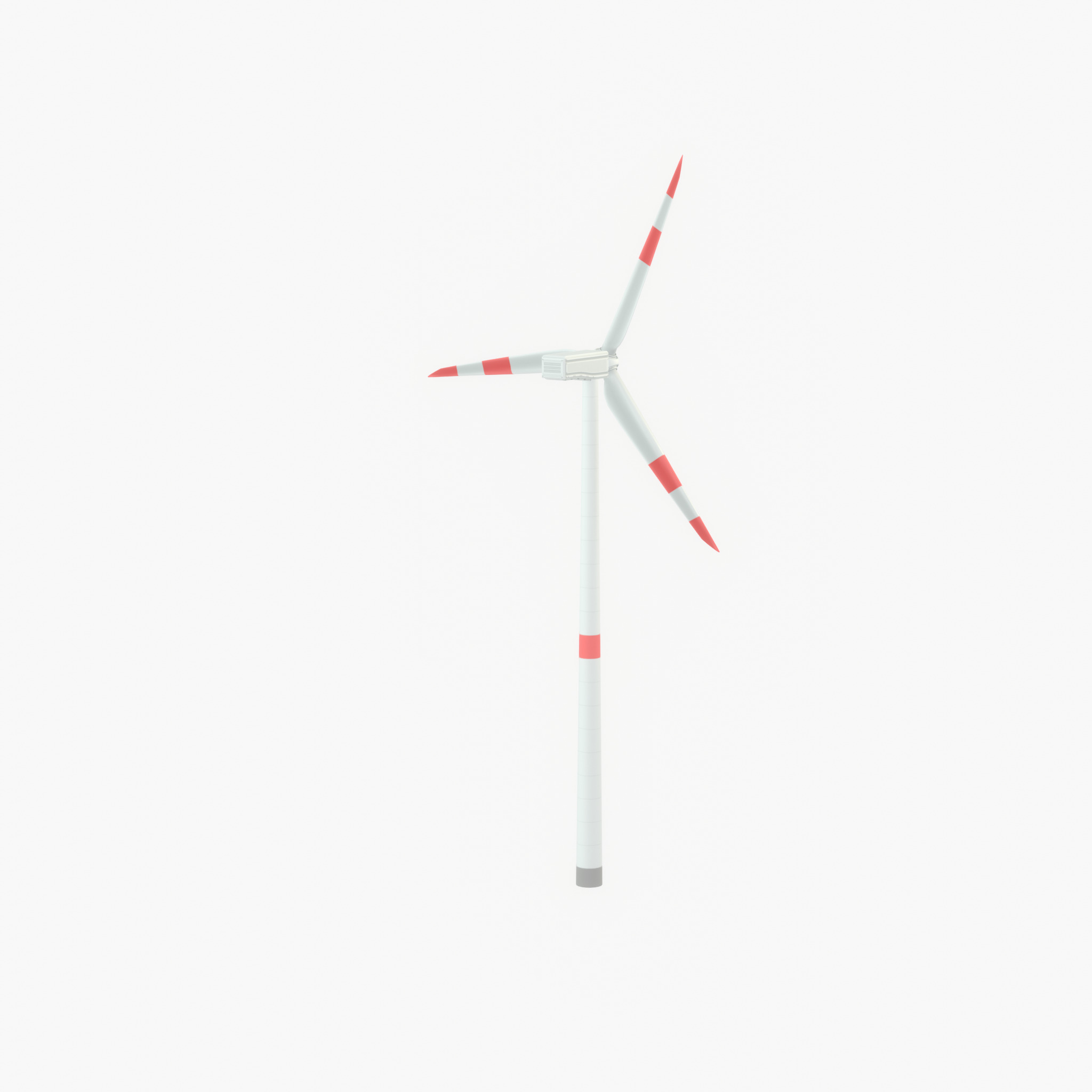 Wind turbine N1 H-150 RD 148 m Low-poly 3D model_63