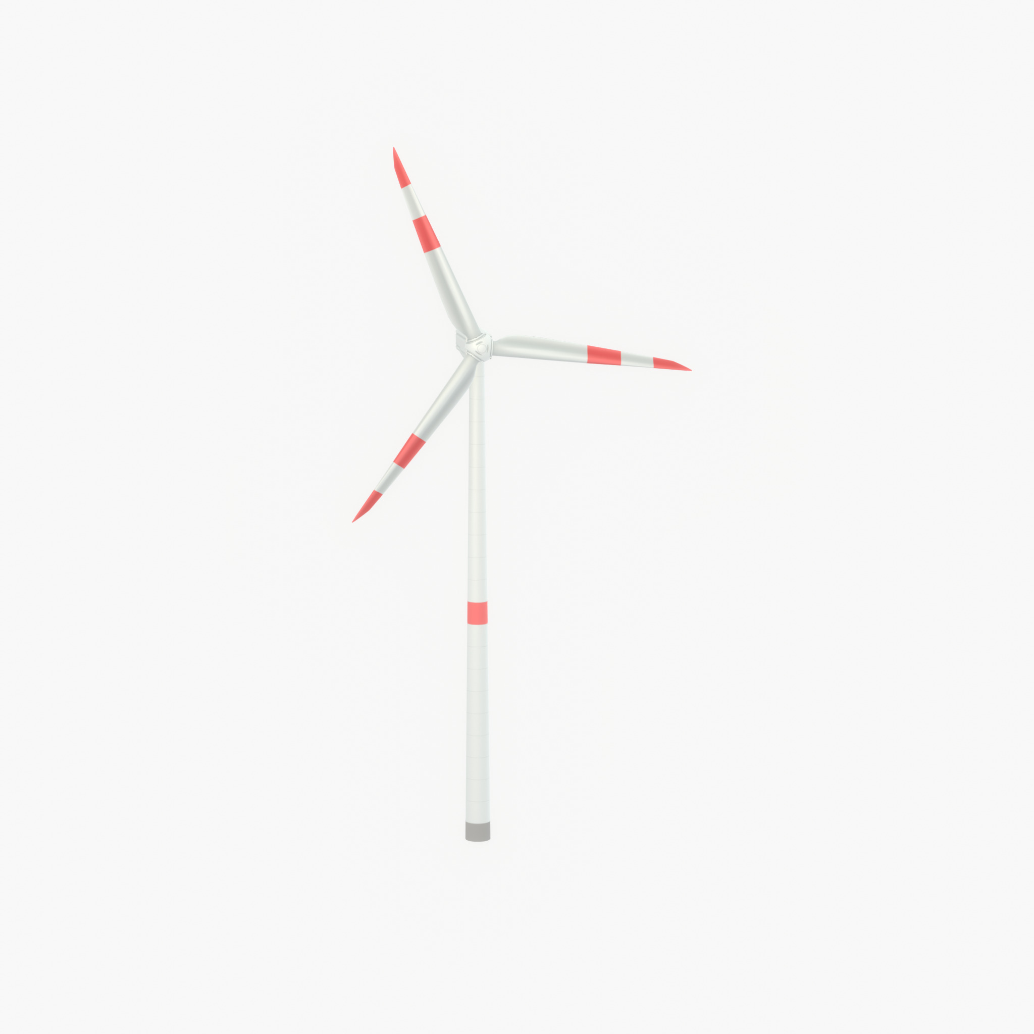 Wind turbine N1 H-150 RD 148 m Low-poly 3D model_60