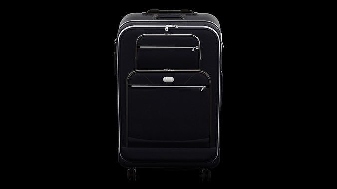 Regular Carry On Medium Bag Low-poly 3D model