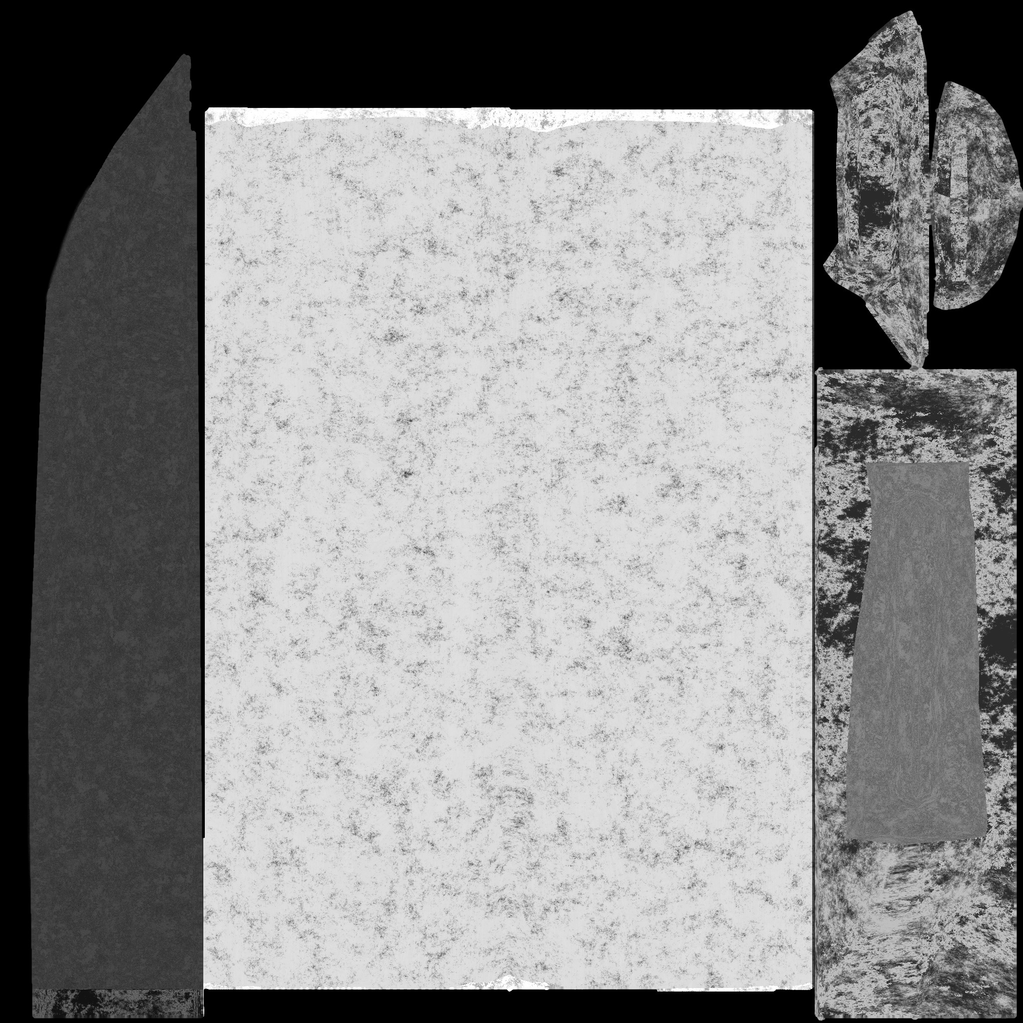 Bowie Knife PBR and Realtime Optimized Model Low-poly 3D model_6