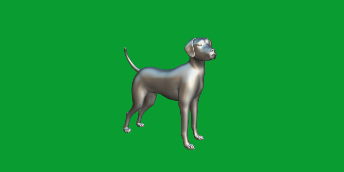 Afador Dog Low-poly 3D model_50