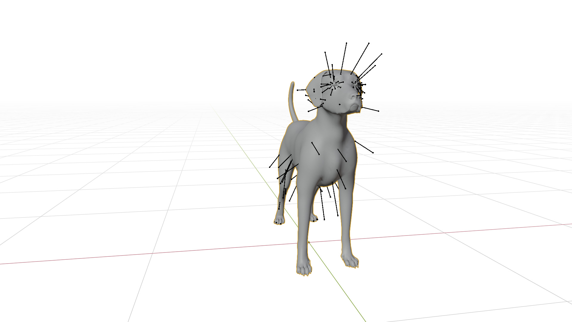 Afador Dog Low-poly 3D model_21