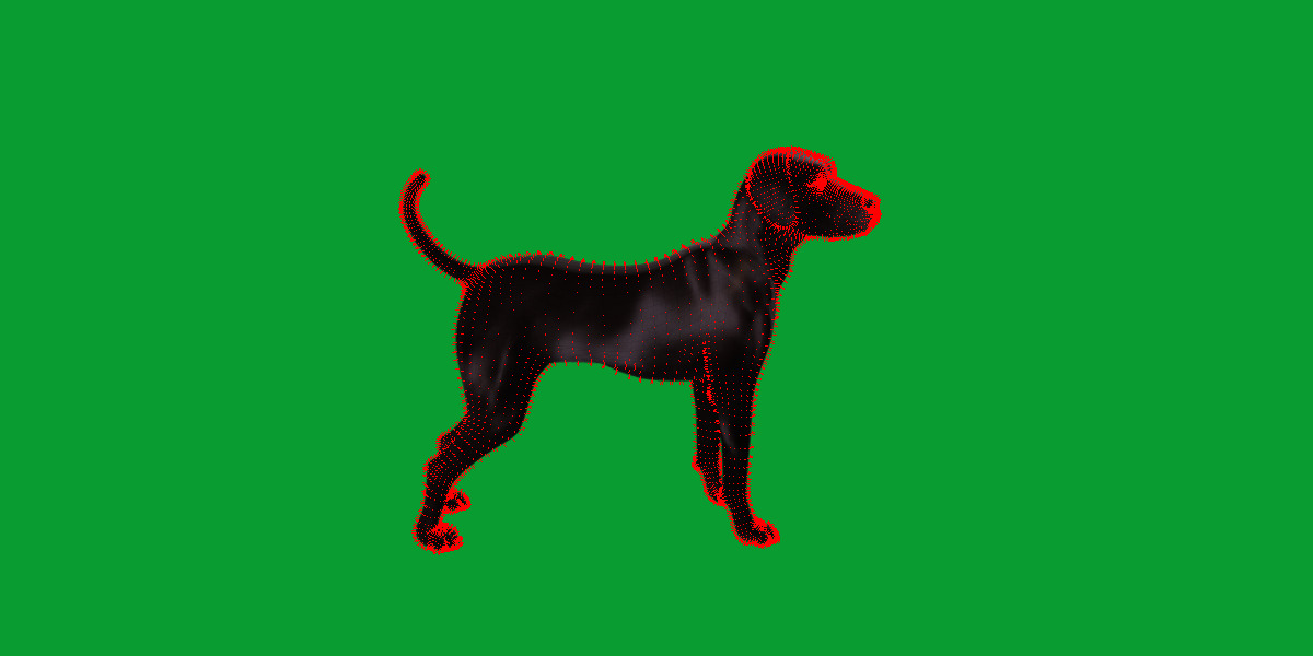 Afador Dog Low-poly 3D model_27