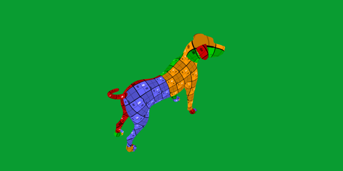 Afador Dog Low-poly 3D model_34