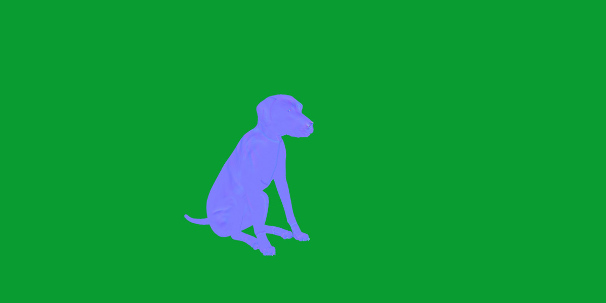 Afador Dog Low-poly 3D model_49