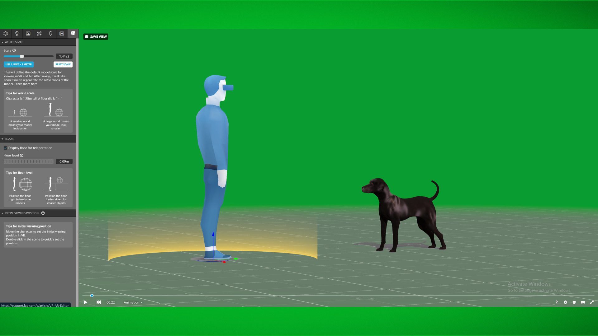 Afador Dog Low-poly 3D model_13