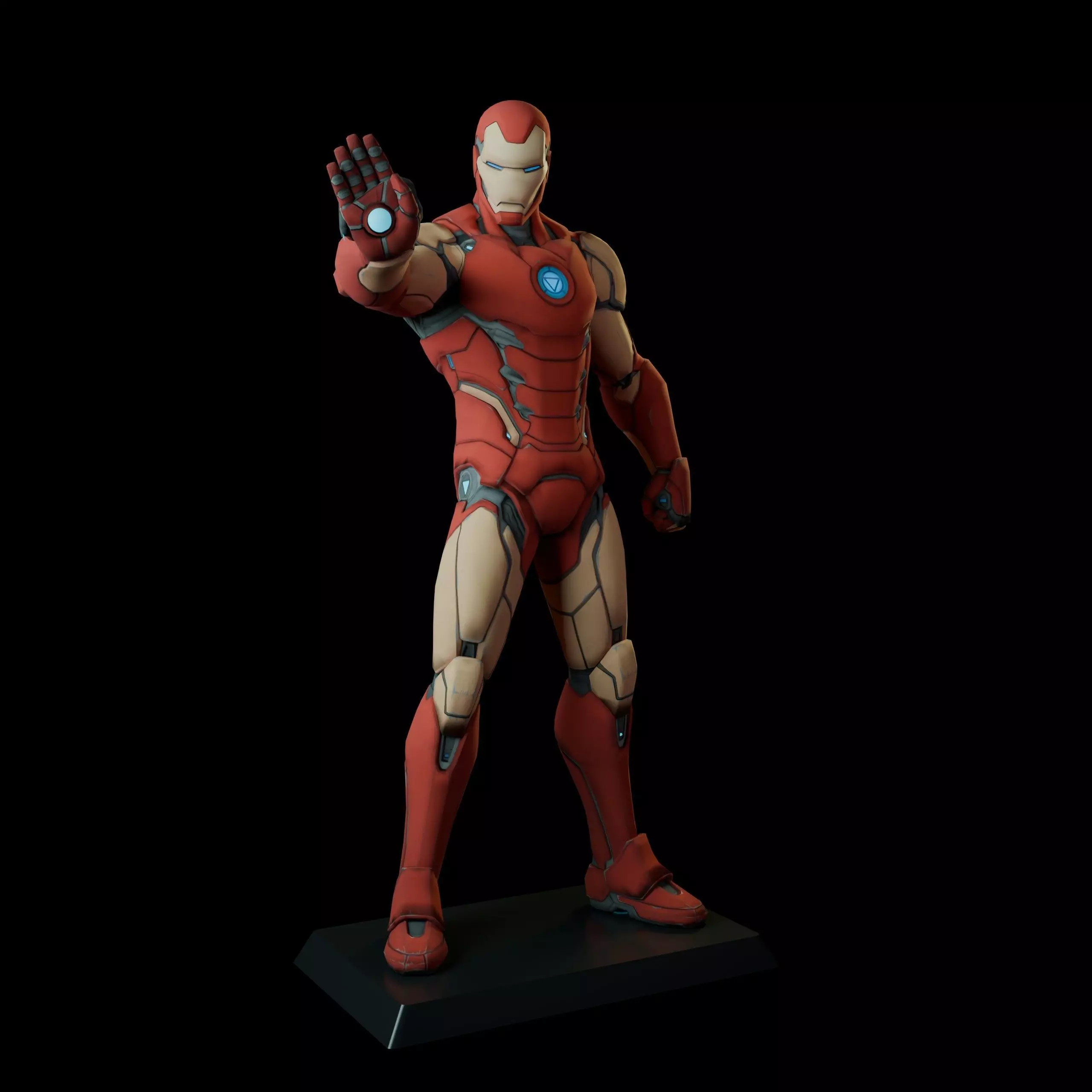 Iron Man 3D print model_0