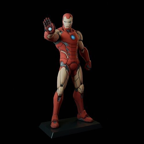 Iron Man 3D print model