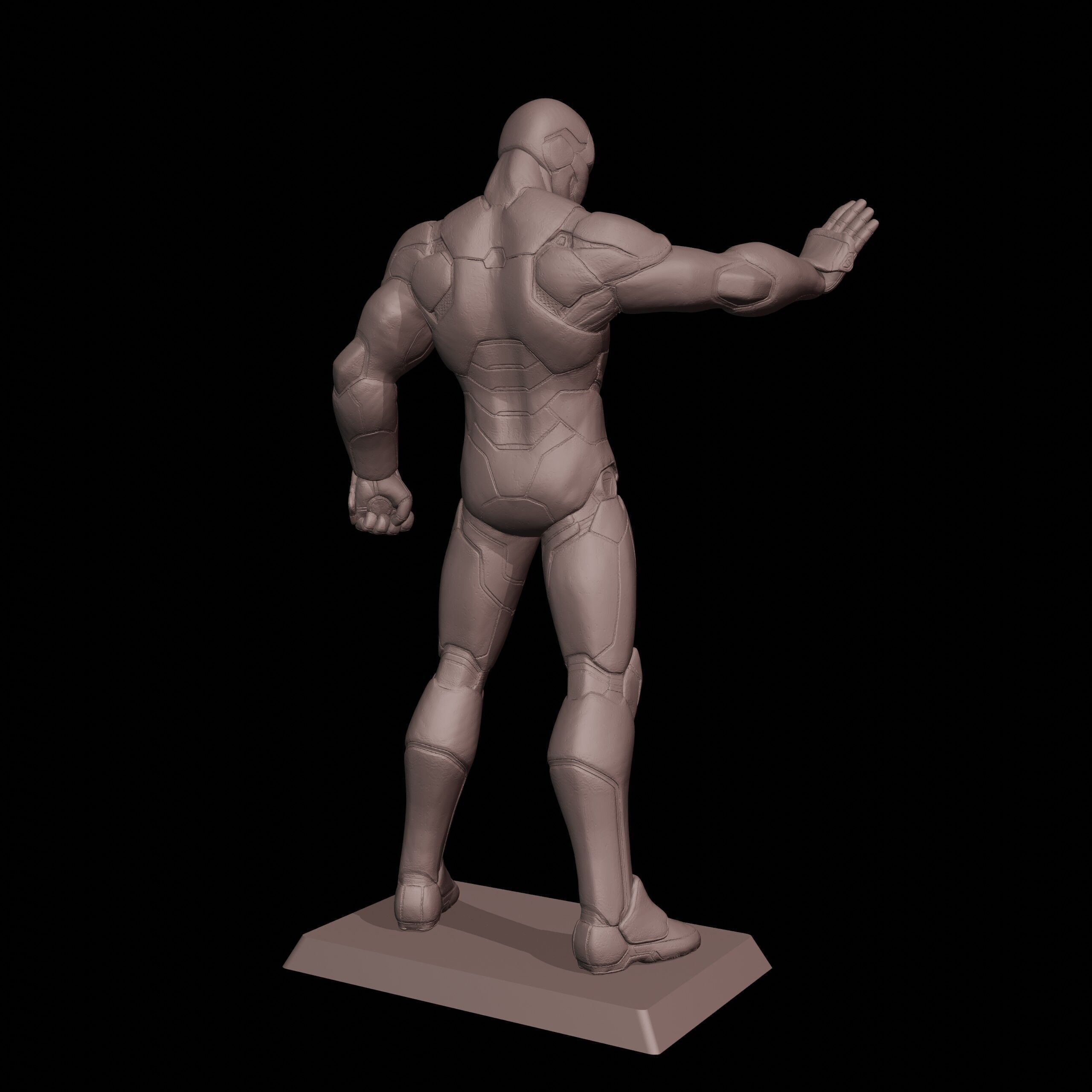 Iron Man 3D print model_9