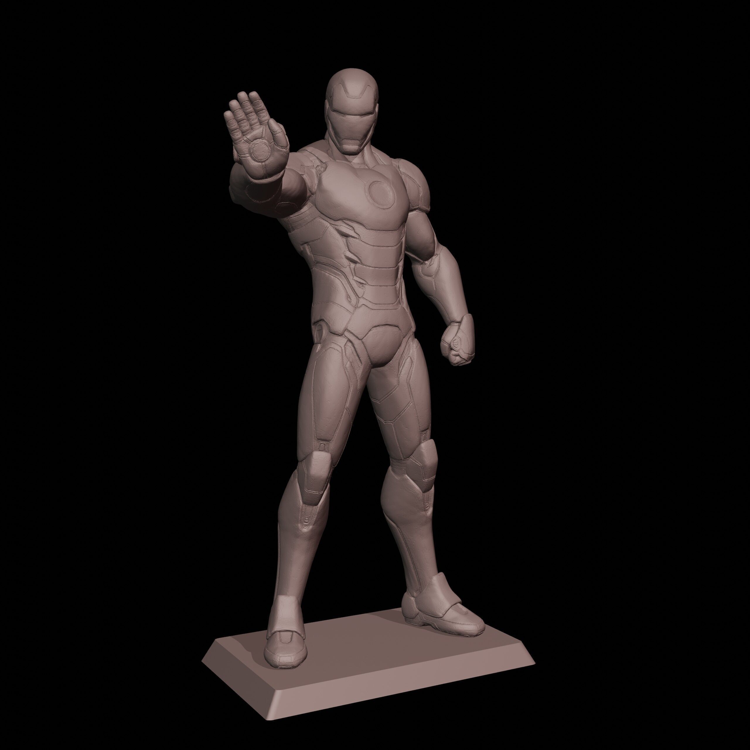 Iron Man 3D print model_1