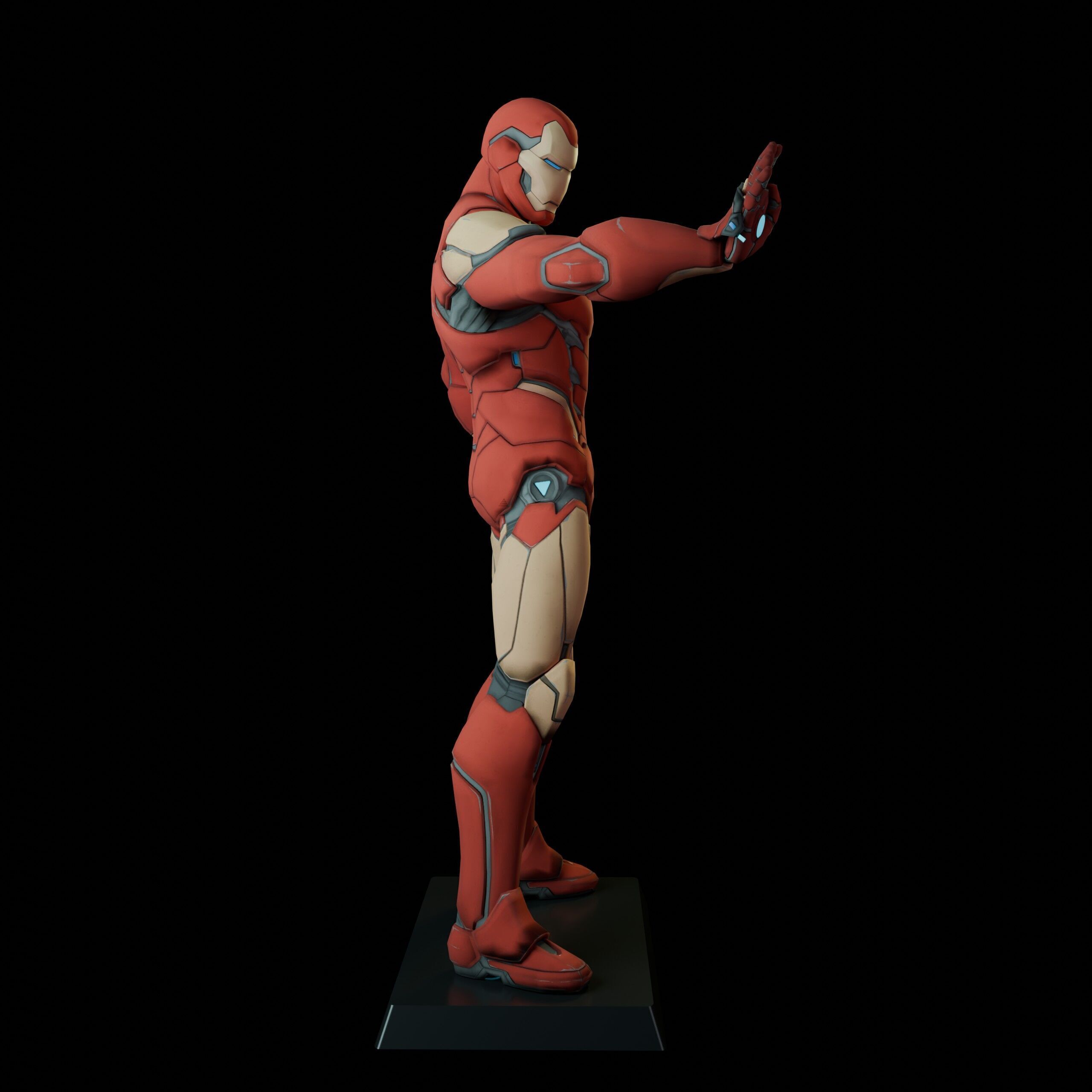 Iron Man 3D print model_10