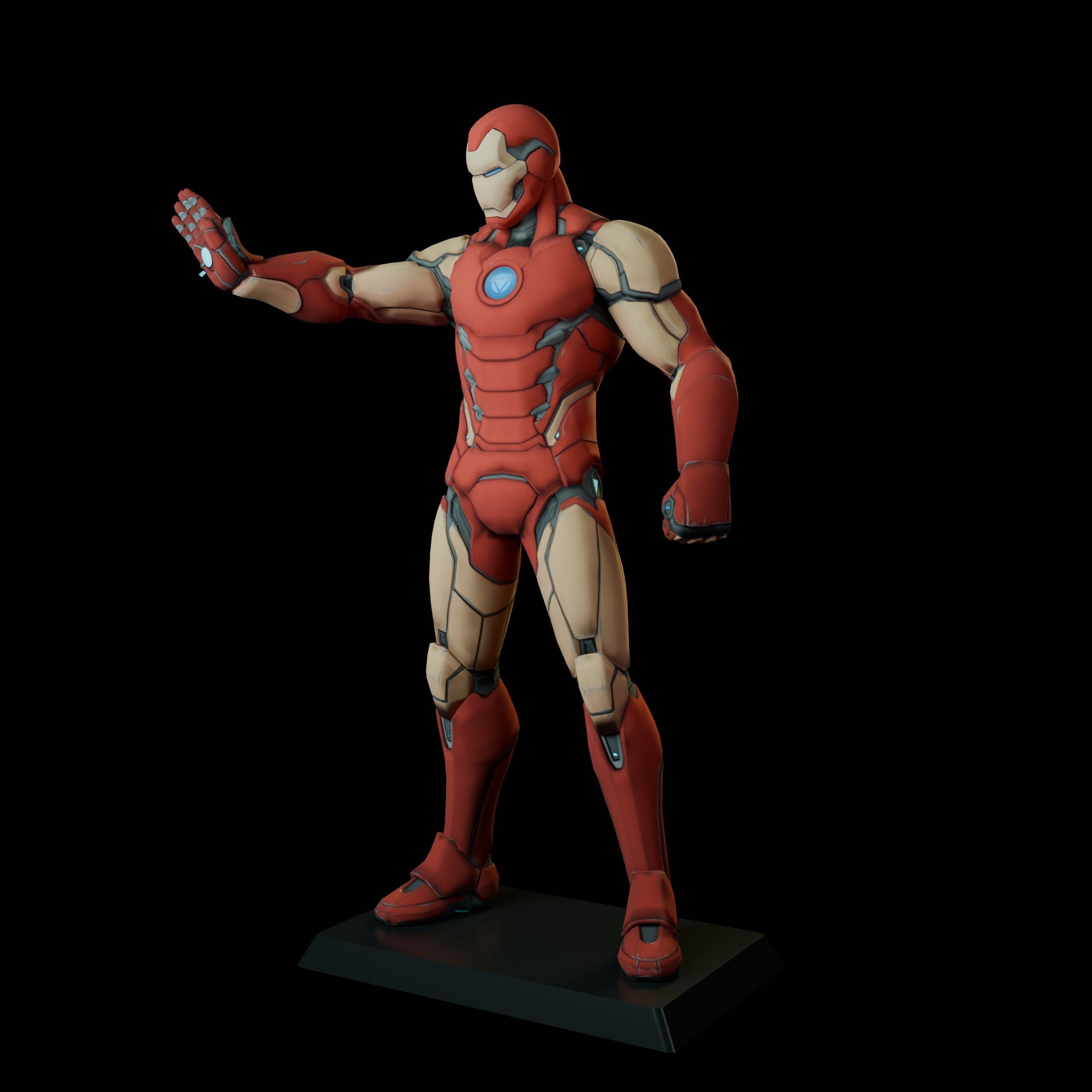 Iron Man 3D print model_2