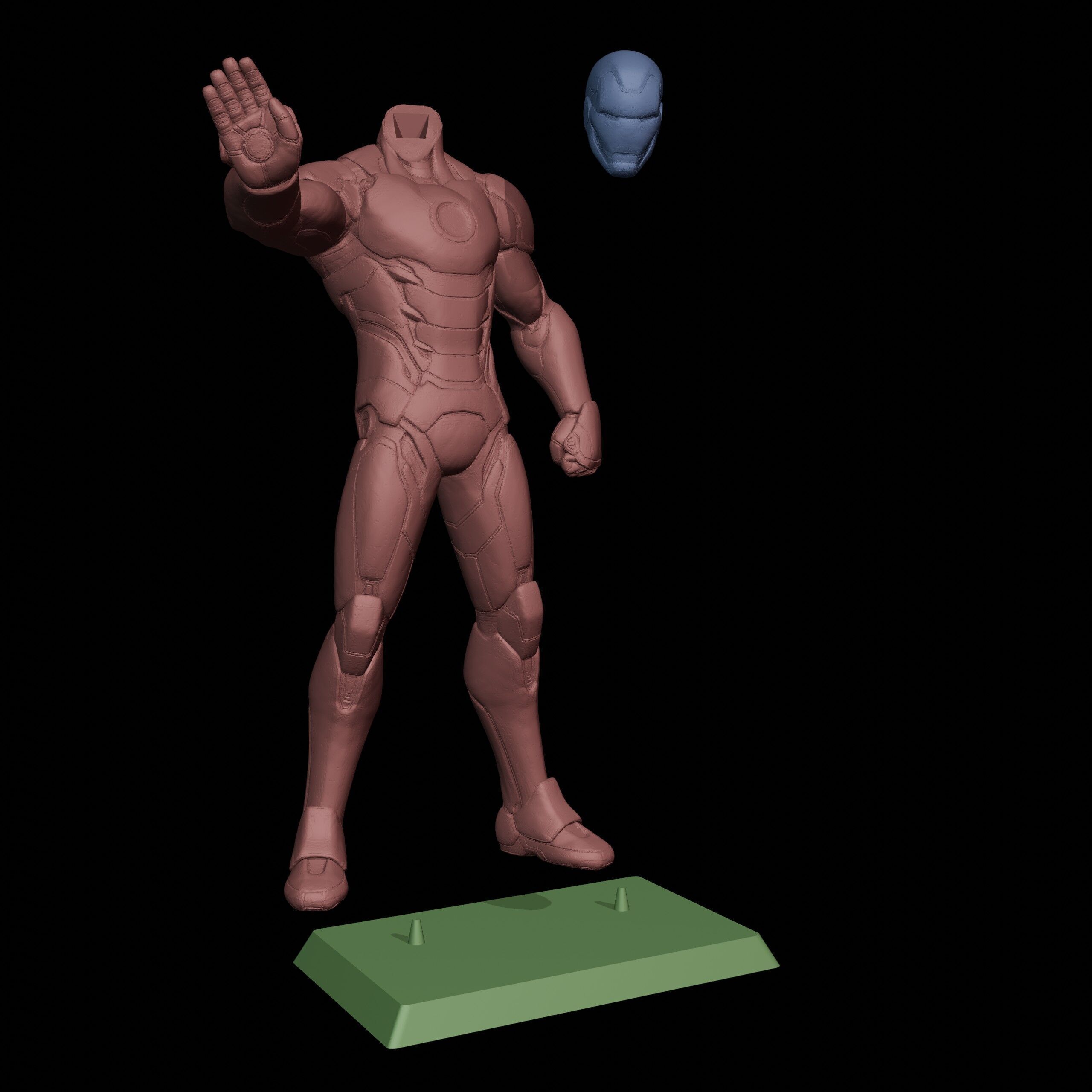 Iron Man 3D print model_12