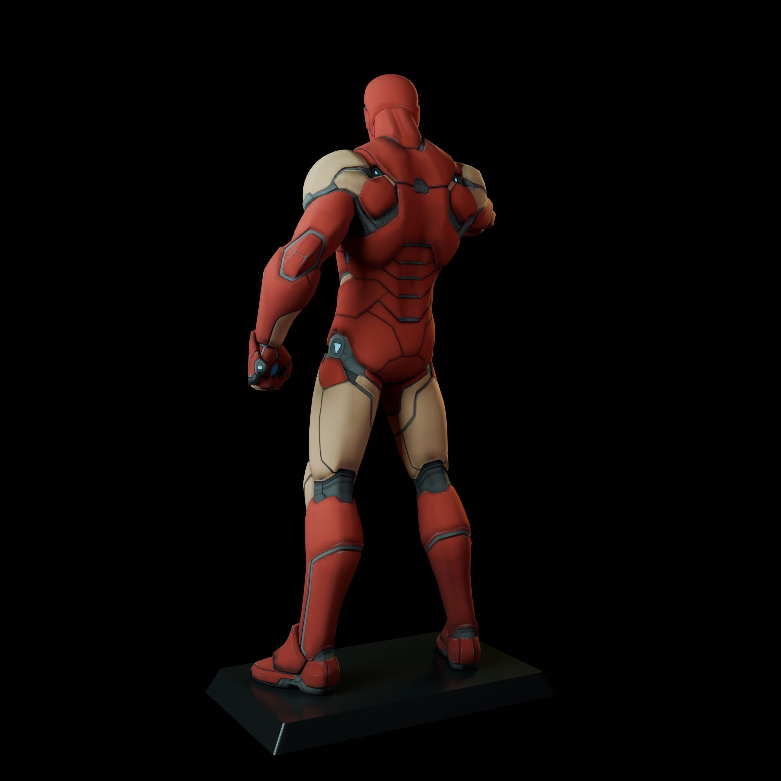 Iron Man 3D print model_6