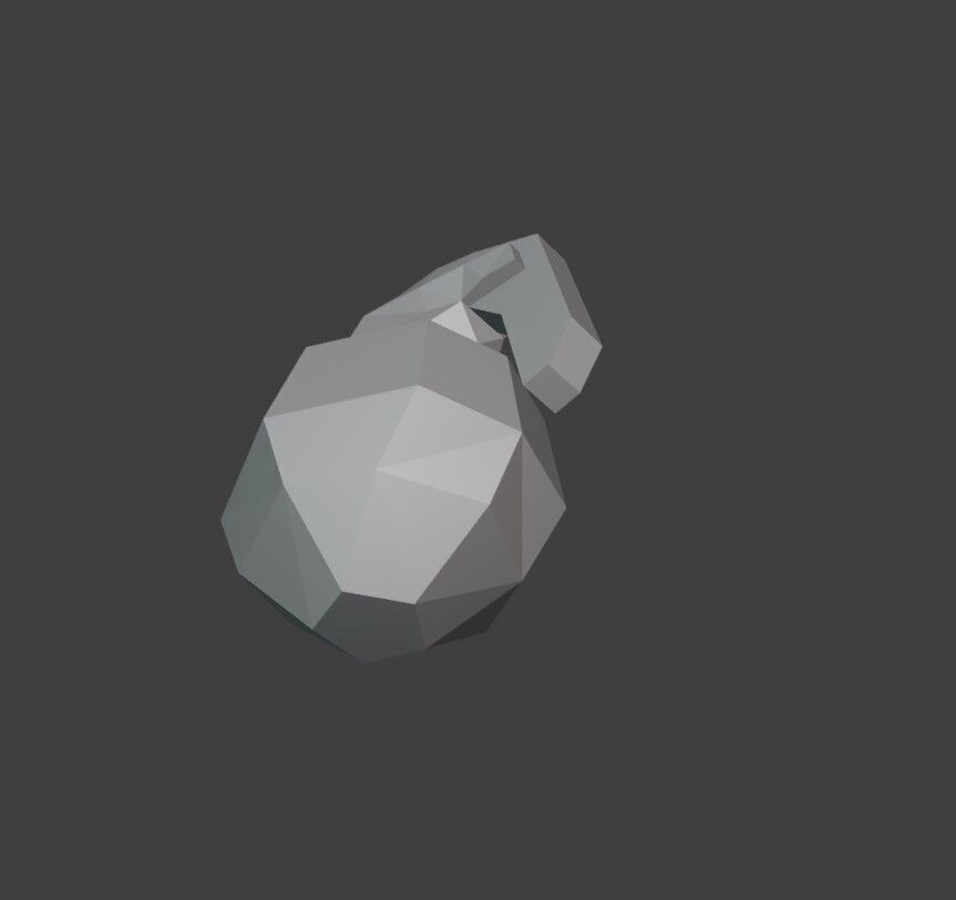 modelo de granada fragmentada - Halo 3D print model_3