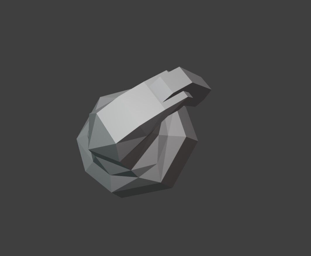 modelo de granada fragmentada - Halo 3D print model_2