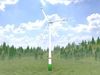 Wind turbine E1 H-160 RD 138 m Low-poly 3D model_1