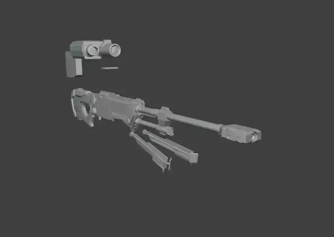 modelo francotirador h4 - Halo