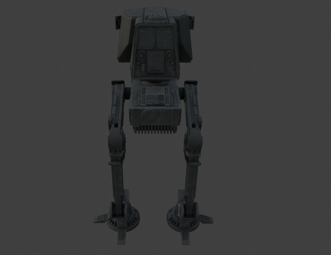 AT-AC Styalized Low-poly 3D model_3