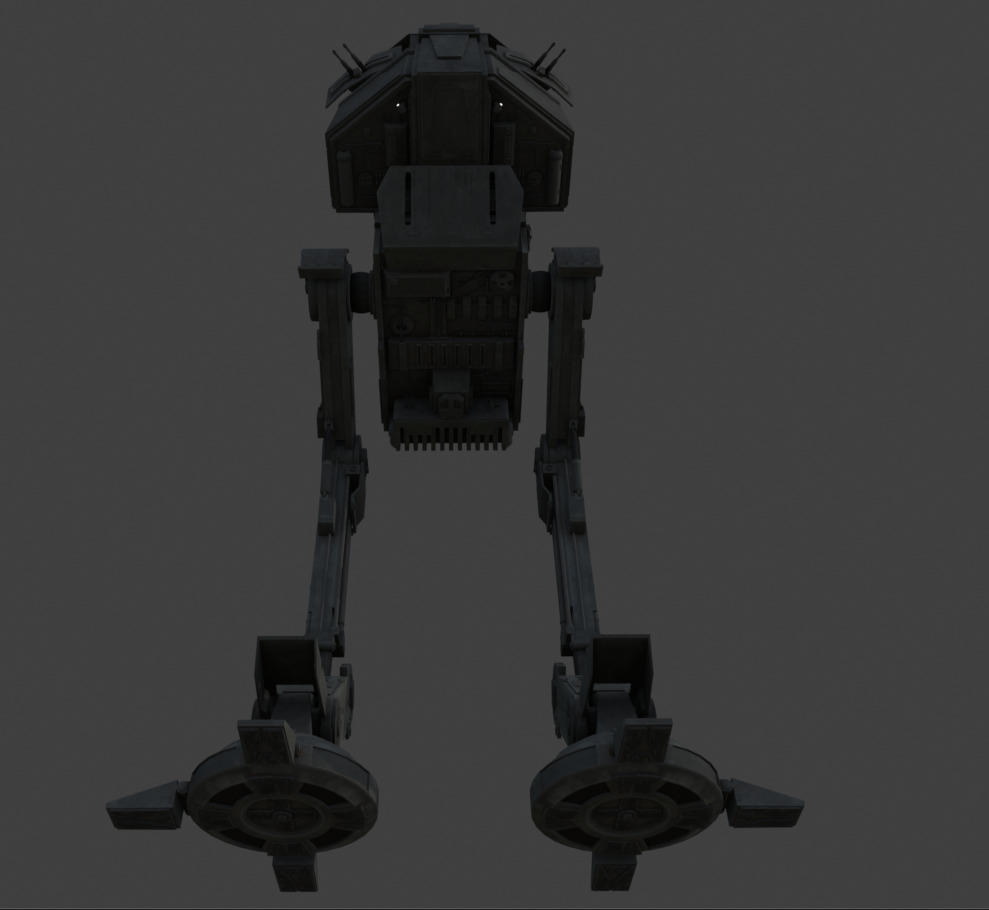 AT-AC Styalized Low-poly 3D model_4