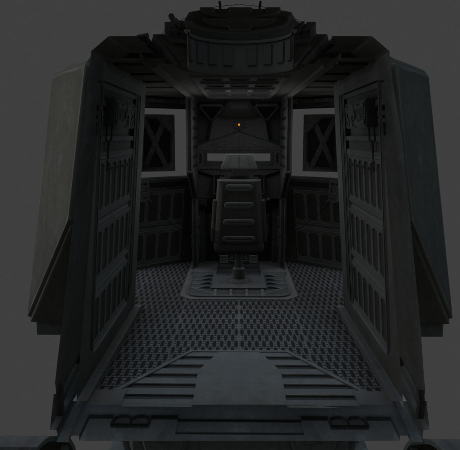 AT-AC Styalized Low-poly 3D model_5