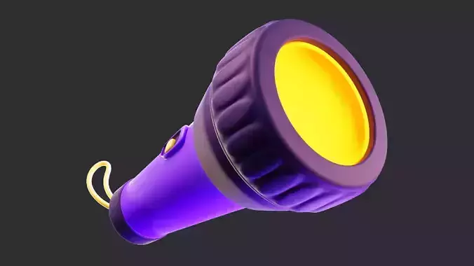 Low Poly Flashlight