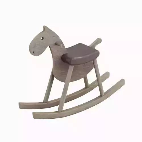 Wooden Rocking Horse 01