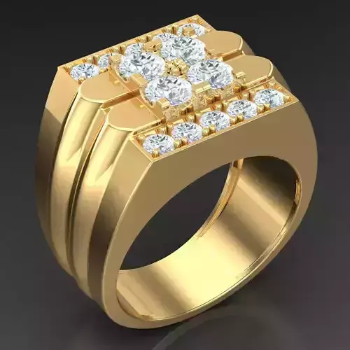Top Trending Men Ring Designs 6MR095 3D print model