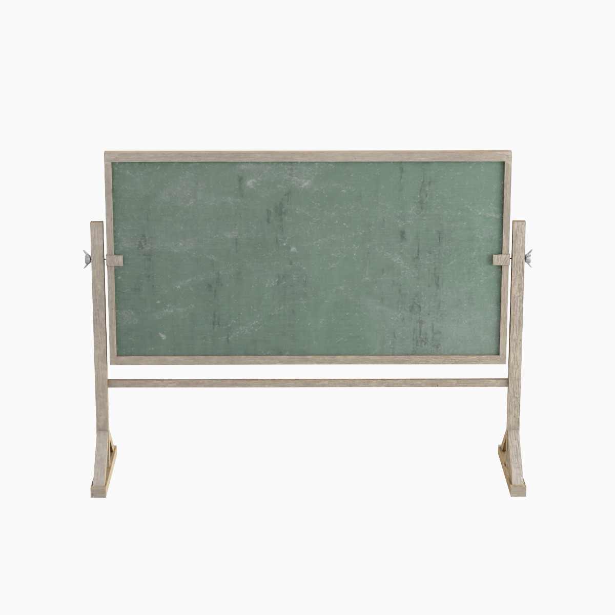 Chalkboard 01 Low-poly 3D model_4