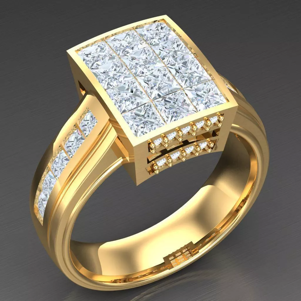 Top Trending Men Ring Designs 6MR090 3D print model