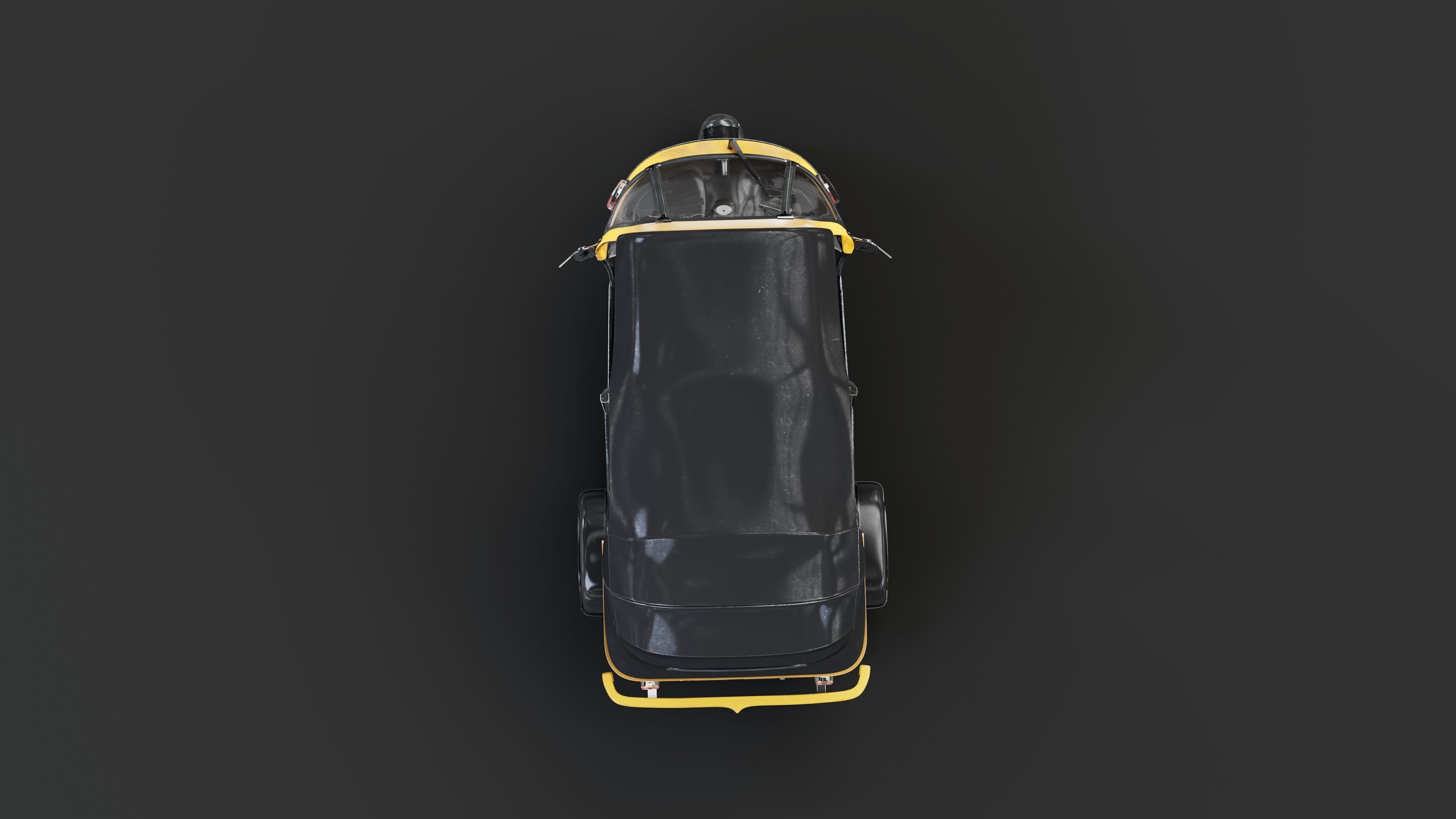 Auto rickshaw 3D model_10