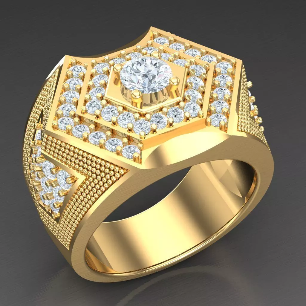Top Trending Men Ring Designs 6MR084 3D print model