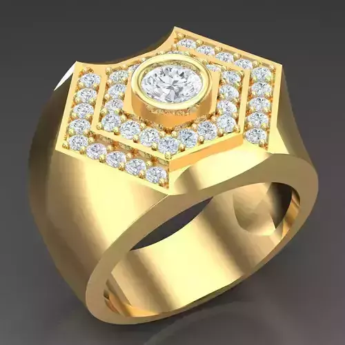 Top Trending Men Ring Designs 6MR083 3D print model