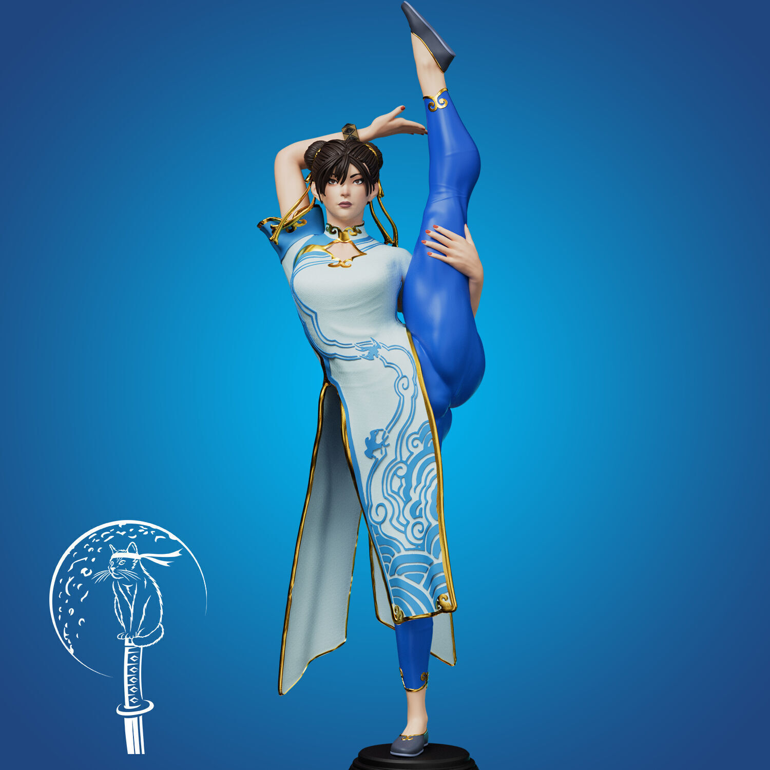 Chun Li Street Fighter SFW Bikini NSFW Ready For 3D Printing 3D print model_1