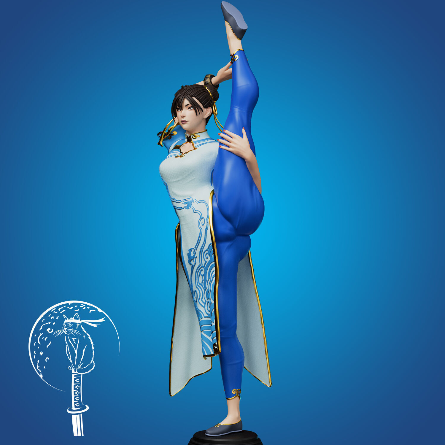 Chun Li Street Fighter SFW Bikini NSFW Ready For 3D Printing 3D print model_2