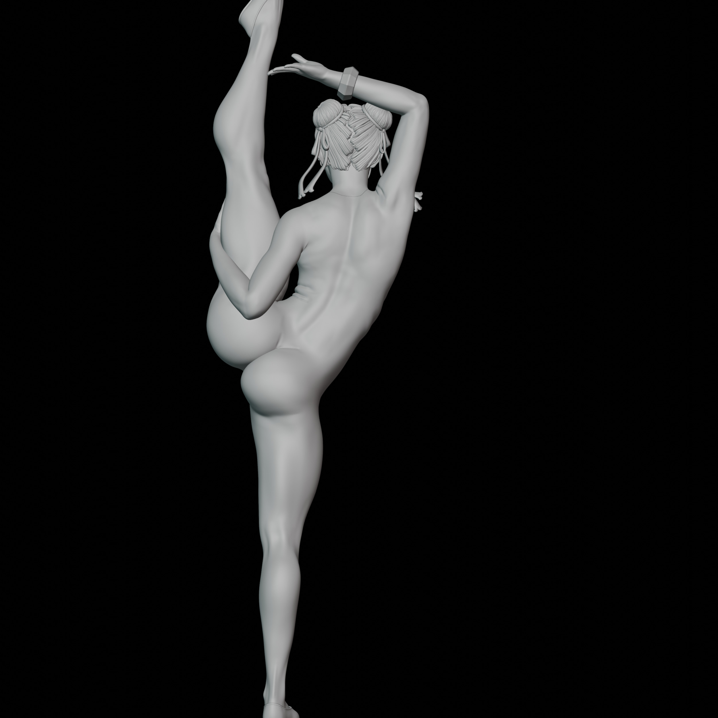 Chun Li Street Fighter SFW Bikini NSFW Ready For 3D Printing 3D print model_17