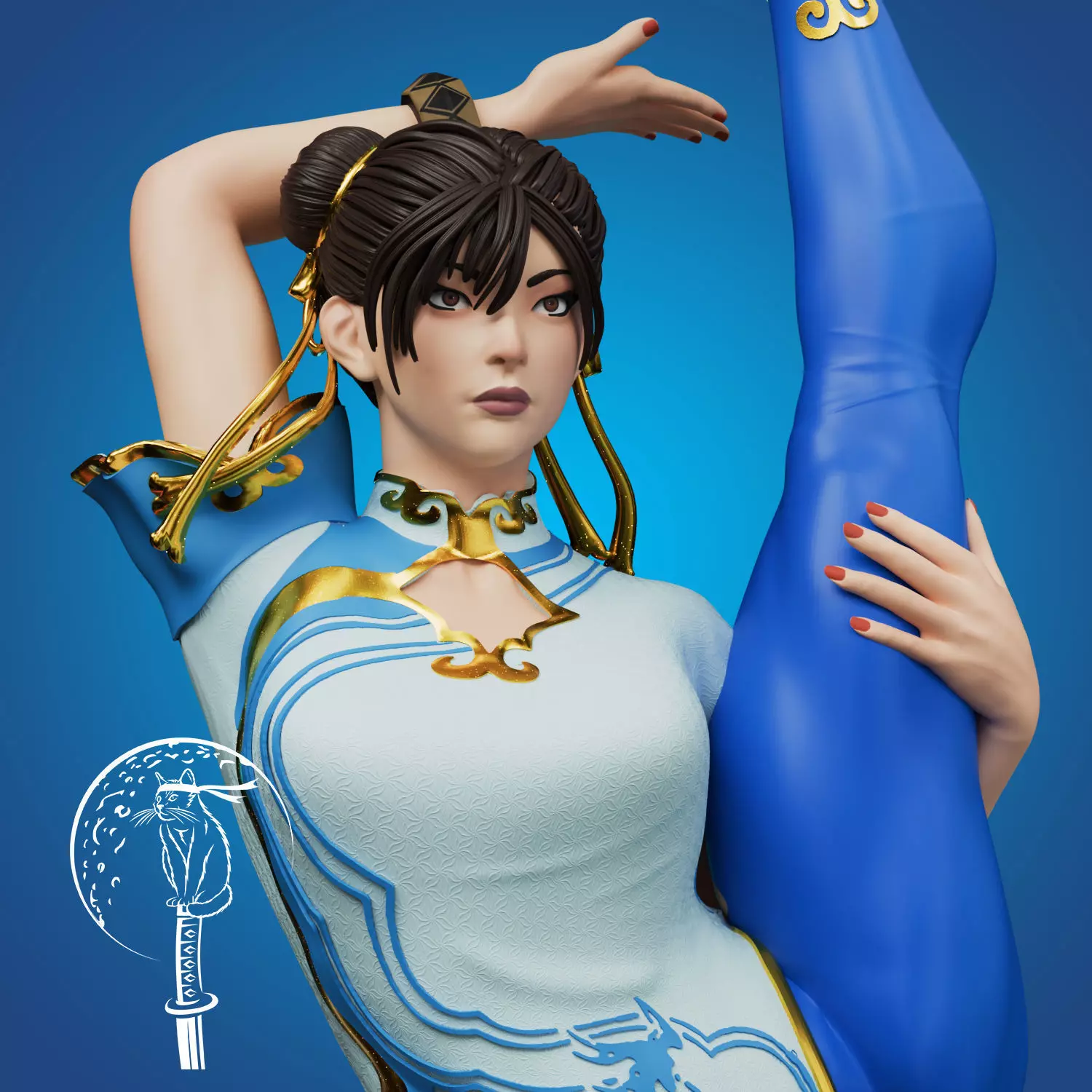 Chun Li Street Fighter SFW Bikini NSFW Ready For 3D Printing 3D print model_0