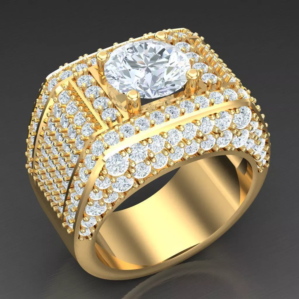 Top Trending Men Ring Designs 6MR075 3D print model