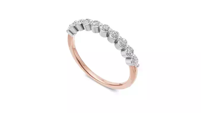Half Eternity Band Diamond Ring