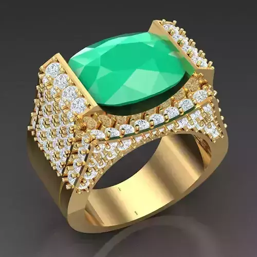 Top Trending Men Ring Designs 6MR070 3D print model