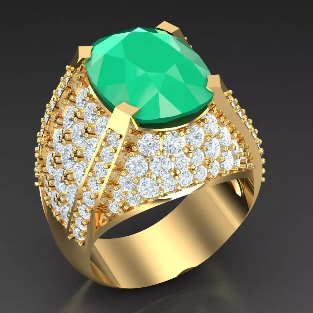 Top Trending Men Ring Designs 6MR066 3D print model