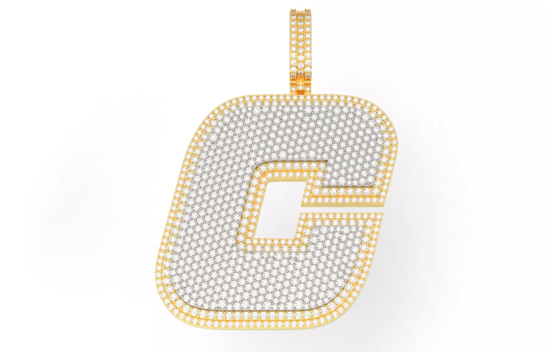 Basket Font C 3D print model_0