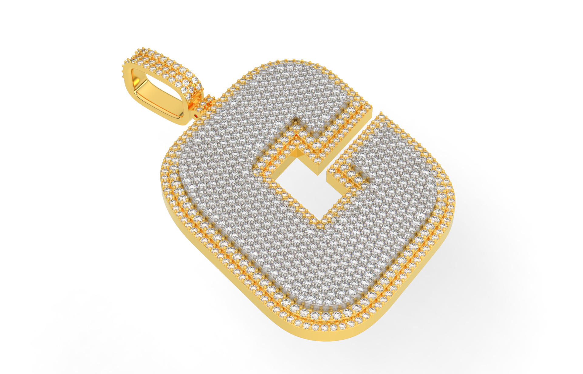 Basket Font C 3D print model_1