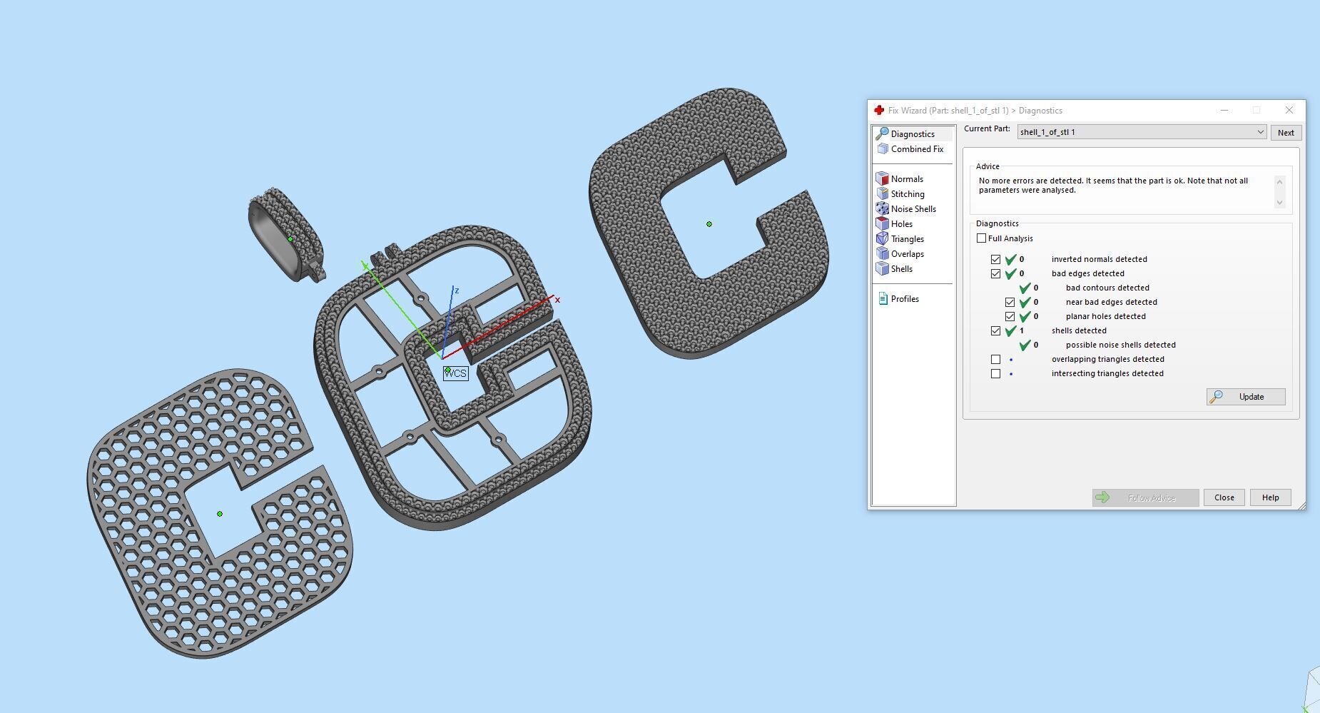 Basket Font C 3D print model_10