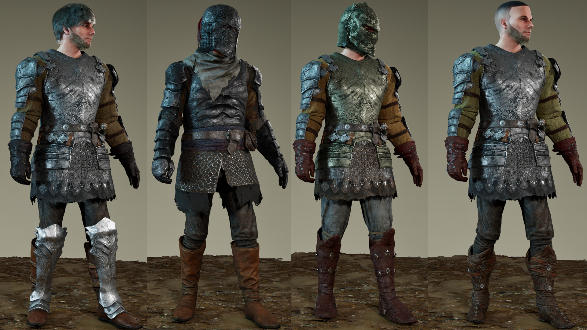 Dark Fantasy H KNIGHT Low-poly 3D model_6